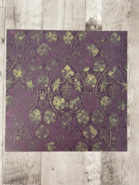 Sonnets Plum & Moss Demask - Creative Imaginations