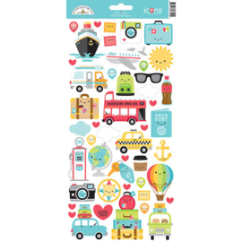 I Heart Travel Icons - Doodlebug