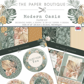 Modern Oasis 8x8 Paper Kit - The Paper Boutique