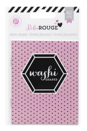 Bella Rouge Washi Shapes Pink Paislee