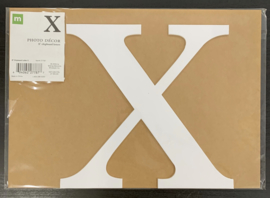 X Chipboard Letters 8" - Making Memories
