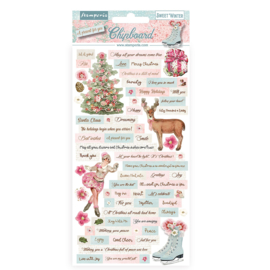 Sweet Winter Chipboard Stickers - Stamperia