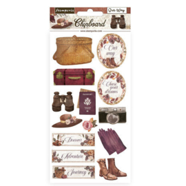 Our Way Chipboard Stickers - Stamperia
