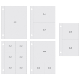Vertical 4x6 Sn@p Pocket Pages Variety Pack 6x8 Binder - Simple Stories