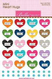 Sentiment Mini Heart Hugs - Bella BLVD