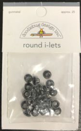 Round I-Lets Gummetal - Doodlebug 