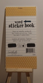 Word Sticker Book Daydreams Sweetwater