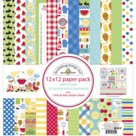 Bar-B-Cute Paper Pack - Doodlebug