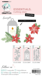 Poinsettia Cutting Dies - Creative Craftlab