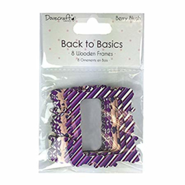 Wooden Frames Berry Blush - Back to Basics Collection Dovecraft