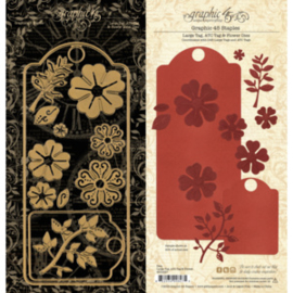 Large Tag, ATC Tag & Flower Die Graphic 45