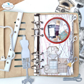 Planner Essentials 26 Yarn Card W/Scissors - Elizabeth Craft Designs