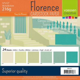 Cardstock Multipack Aardetinten 12x12 - Florence