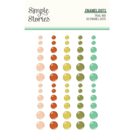 Trail Mix Enamel Dots - Simple Stories