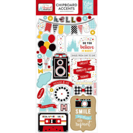 Magical Adventure 2 Chipboard Accents Stickers - Echo Park