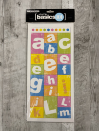 Studio Basics 101 Chipboard ABC - Creative Imaginations