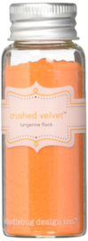 Crushed Velvet Tangerine Flock - Doodlebug 