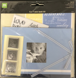 5" x 7" Mini Book Kit Baby Boy