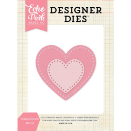 Designer Dies Stitched Hearts - Echo Park