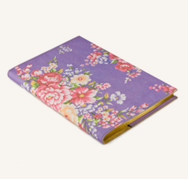 Flower Wow Lined Notebook - A5, Purple