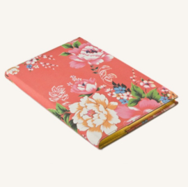 Flower Wow Lined Notebook - A5, Red