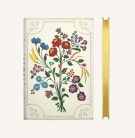 Flower Wow Lined Notebook - A5, Kalocsa Violets