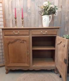 Antieke vintage eiken commode