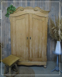 Grote landelijke biedermeier kast shabby chic