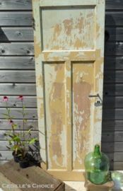 Oude brocante shabby deur (L007)