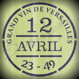 Versailles wijnlabel