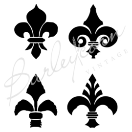 Fleur de lys (4 set)