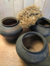 Oude terracotta pot (20 cm)