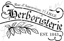 Herboristerie Frans sjabloon