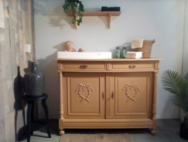 Antieke eiken commode dressoir  - spiced honey