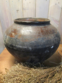 Oude terracotta pot (24 cm)