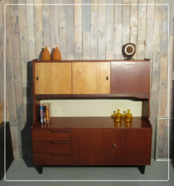 Retro vintage jaren 60 wandmeubel Highboard