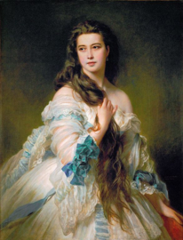 Canvas poster in frame Portret Van Madame Rimsky Korsakov