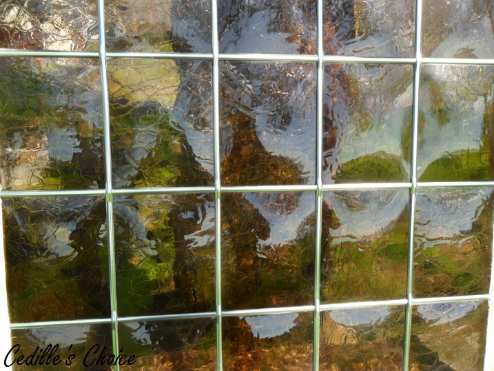 Duits "glas lood" raam (86 x 83,5 cm) | Glas in ramen | Cedilles Choice