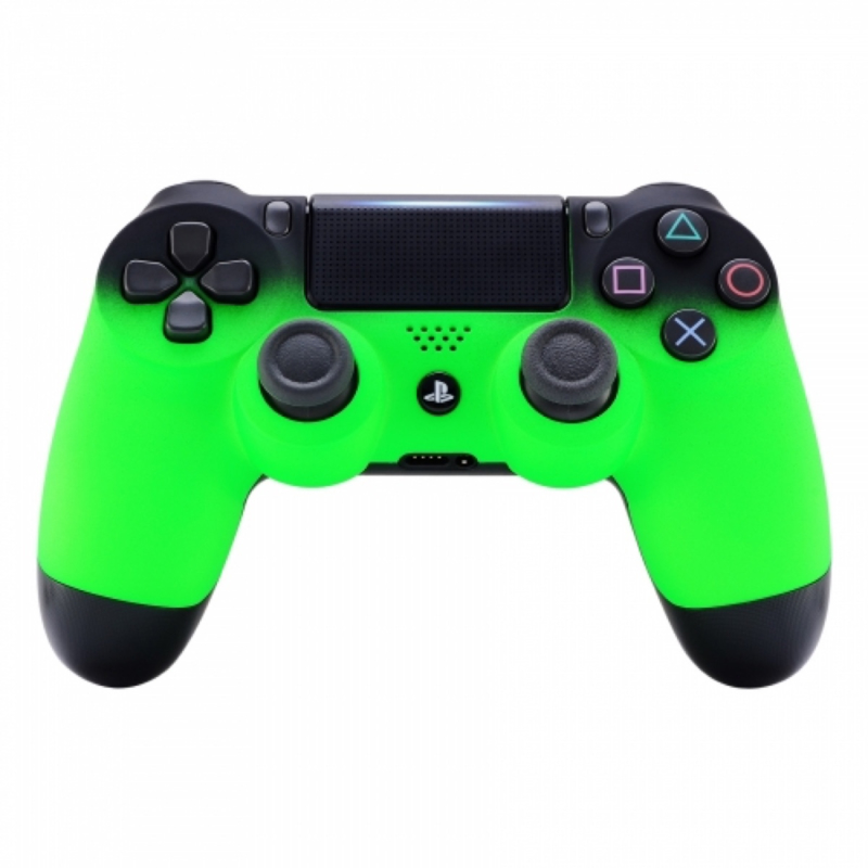 neon green ps4 controller