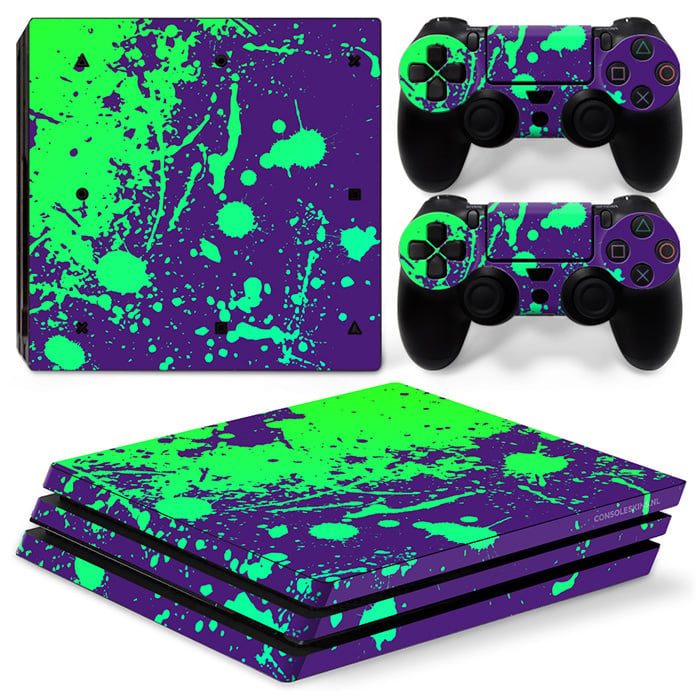 green and purple ps4 controller