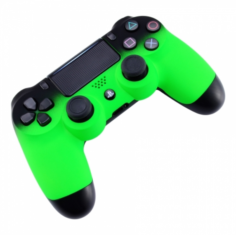 neon green ps4 controller