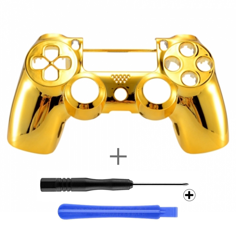 ps4 controller gold chrome
