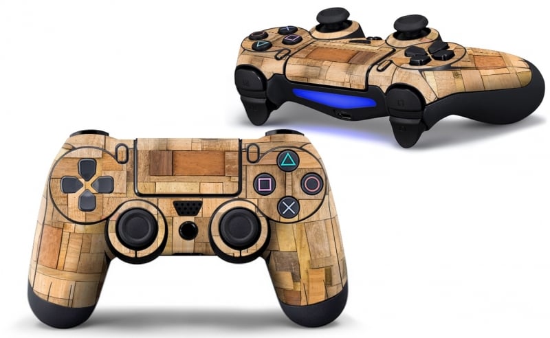 wood ps4 controller