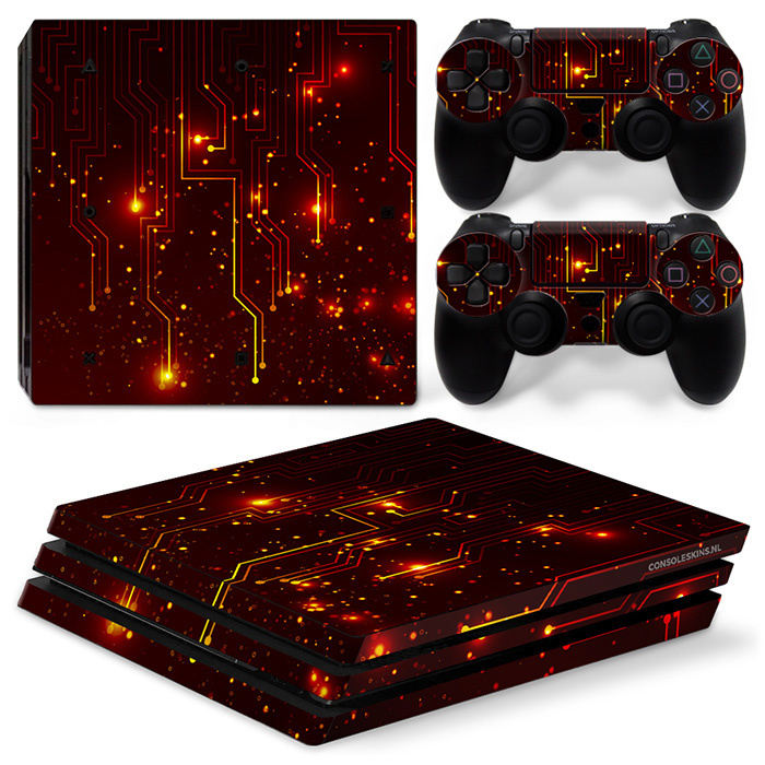 CPU / Red - PS4 Pro Console Skins | PS4 Pro Console Skins | Consoleskins