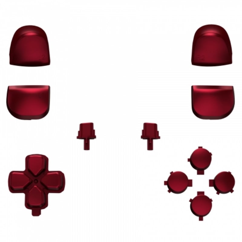 PS5 Controller Buttons - Rood - 11 in 1 Button Set (Extra