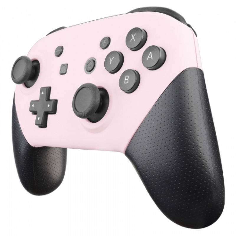 Soft Touch Pink Custom Nintendo Switch Pro Controllers Extra