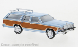 BRE 19625 Ford LTD Country Squire, blauw 1:87