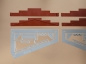 80404 Trapvormig geveldeel rood