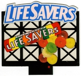 Reclamebord 44-0852   LifeSavers HO