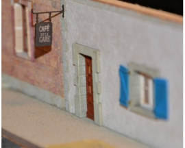 set 3 uithangborden Cafe HO 1:87